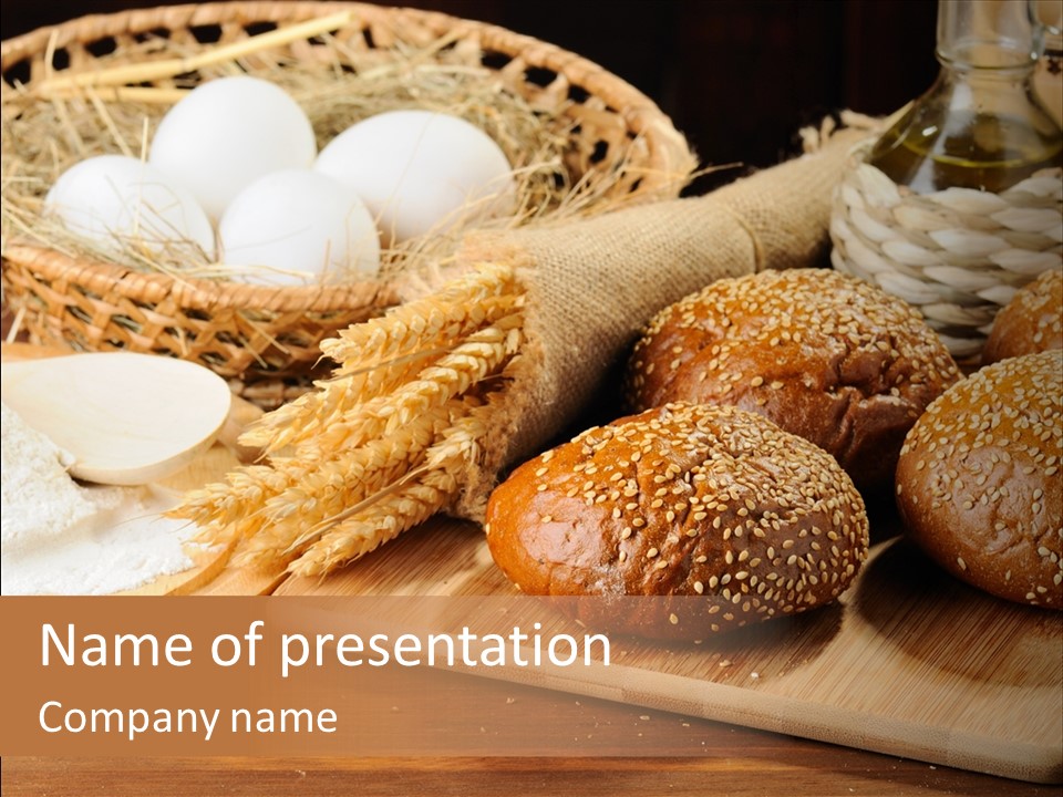 Grains Closeup Life PowerPoint Template