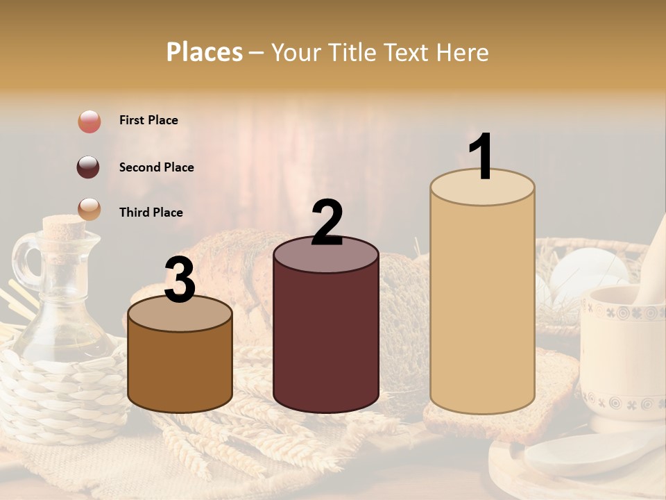 Bread Wheat Toaster PowerPoint Template