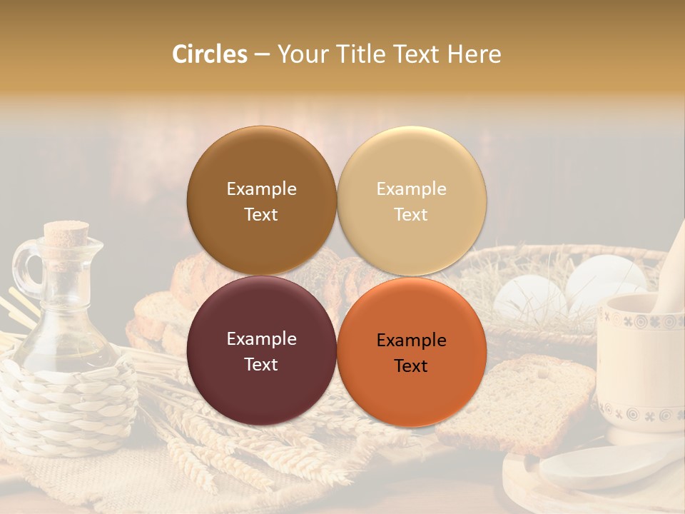 Bread Wheat Toaster PowerPoint Template