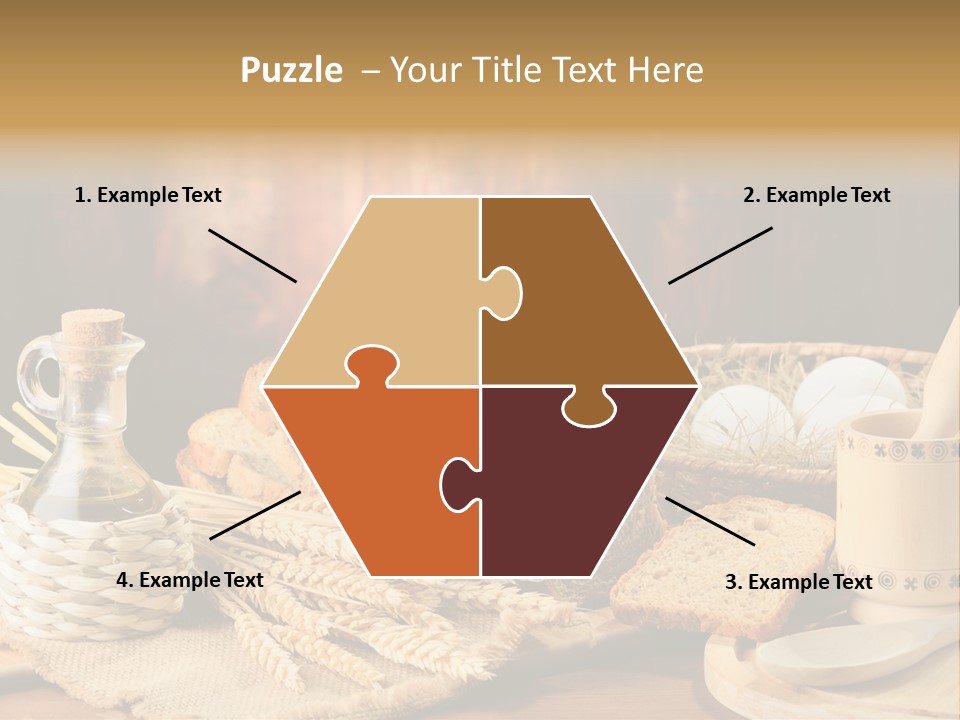 Bread Wheat Toaster PowerPoint Template