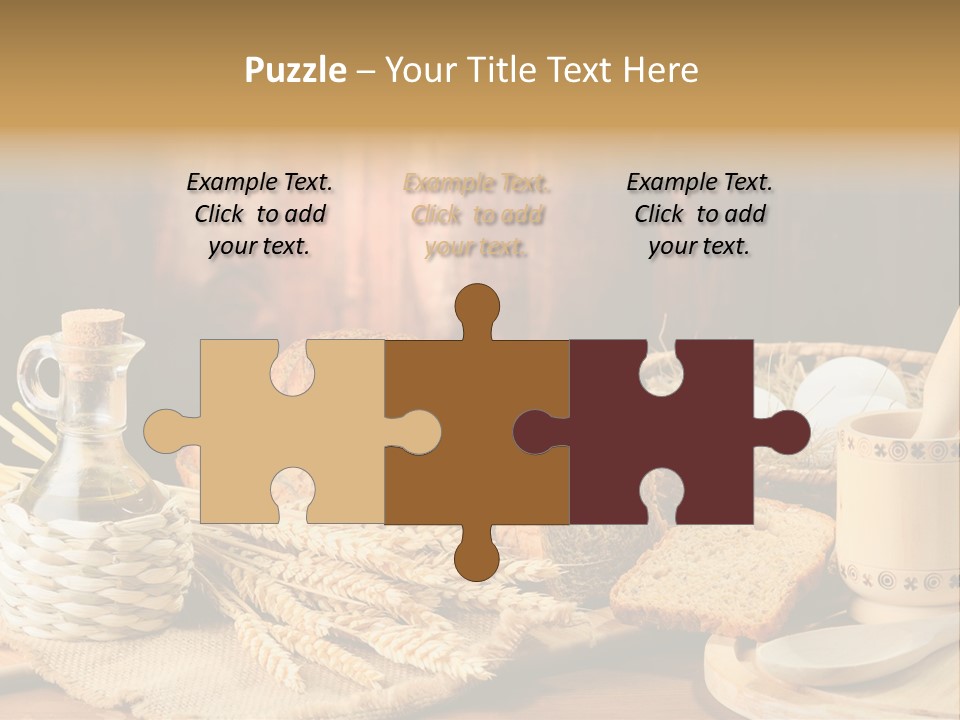 Bread Wheat Toaster PowerPoint Template