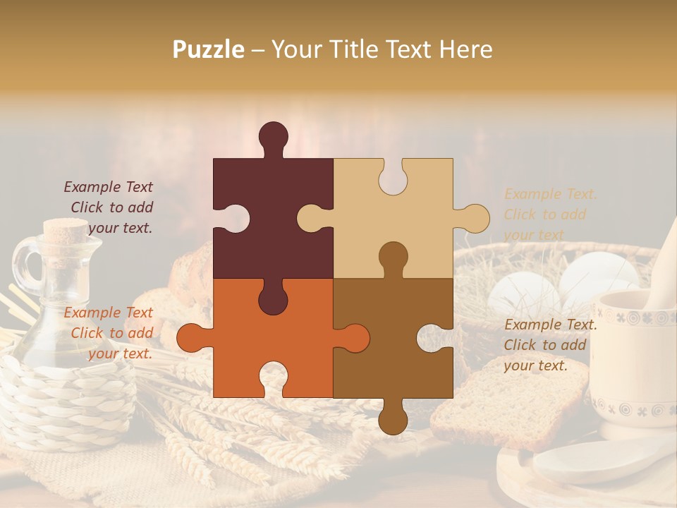 Bread Wheat Toaster PowerPoint Template