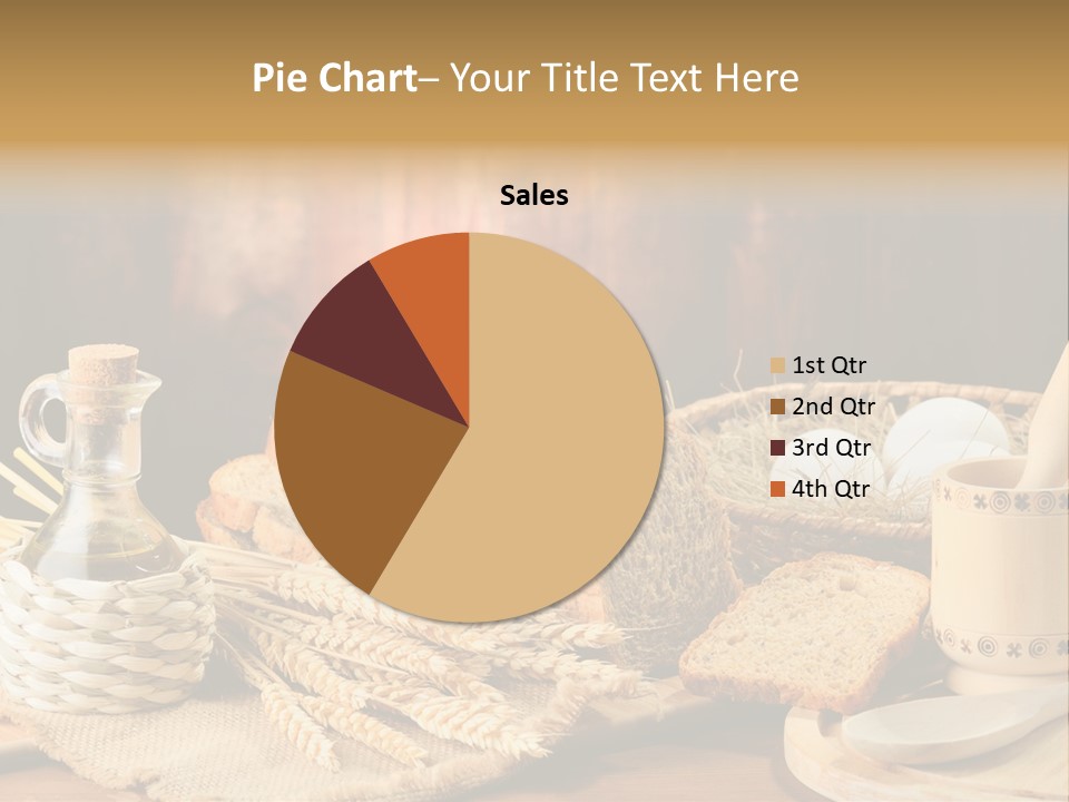 Bread Wheat Toaster PowerPoint Template