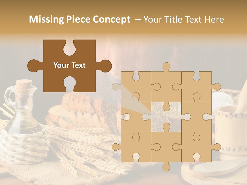 Bread Wheat Toaster PowerPoint Template