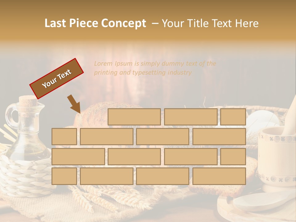 Bread Wheat Toaster PowerPoint Template