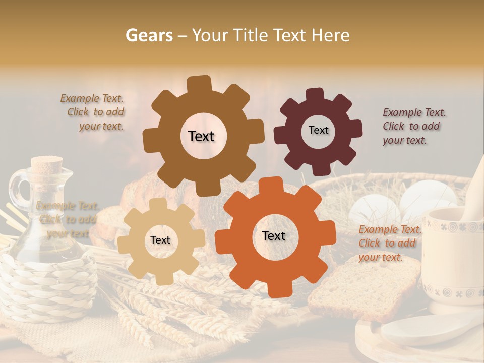 Bread Wheat Toaster PowerPoint Template