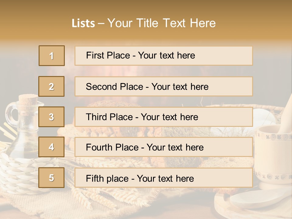 Bread Wheat Toaster PowerPoint Template