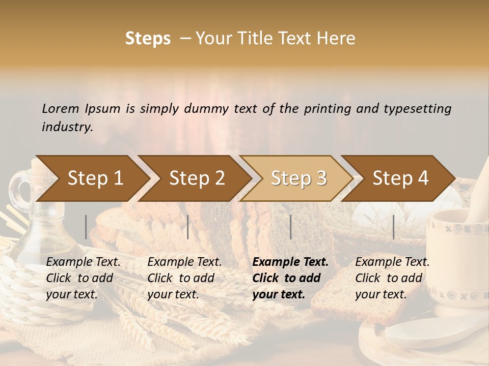 Bread Wheat Toaster PowerPoint Template