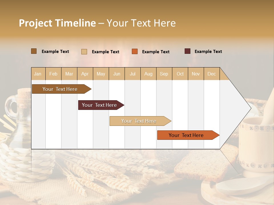 Bread Wheat Toaster PowerPoint Template