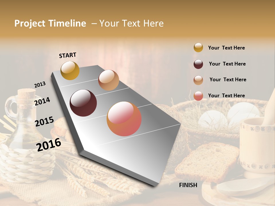 Bread Wheat Toaster PowerPoint Template