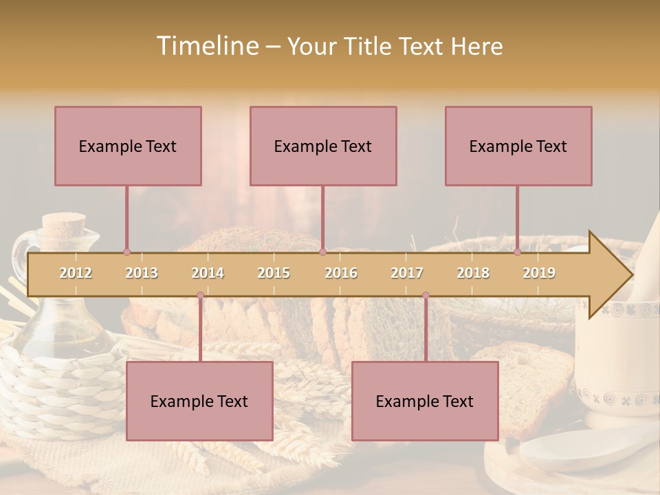 Bread Wheat Toaster PowerPoint Template