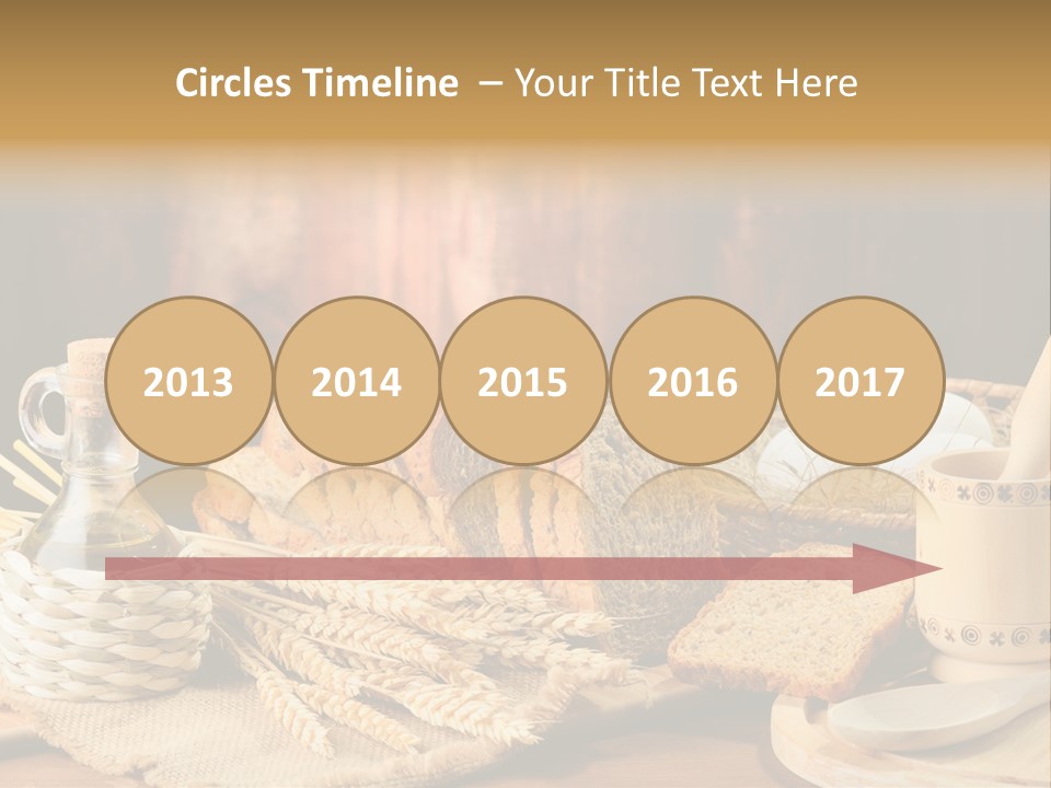 Bread Wheat Toaster PowerPoint Template