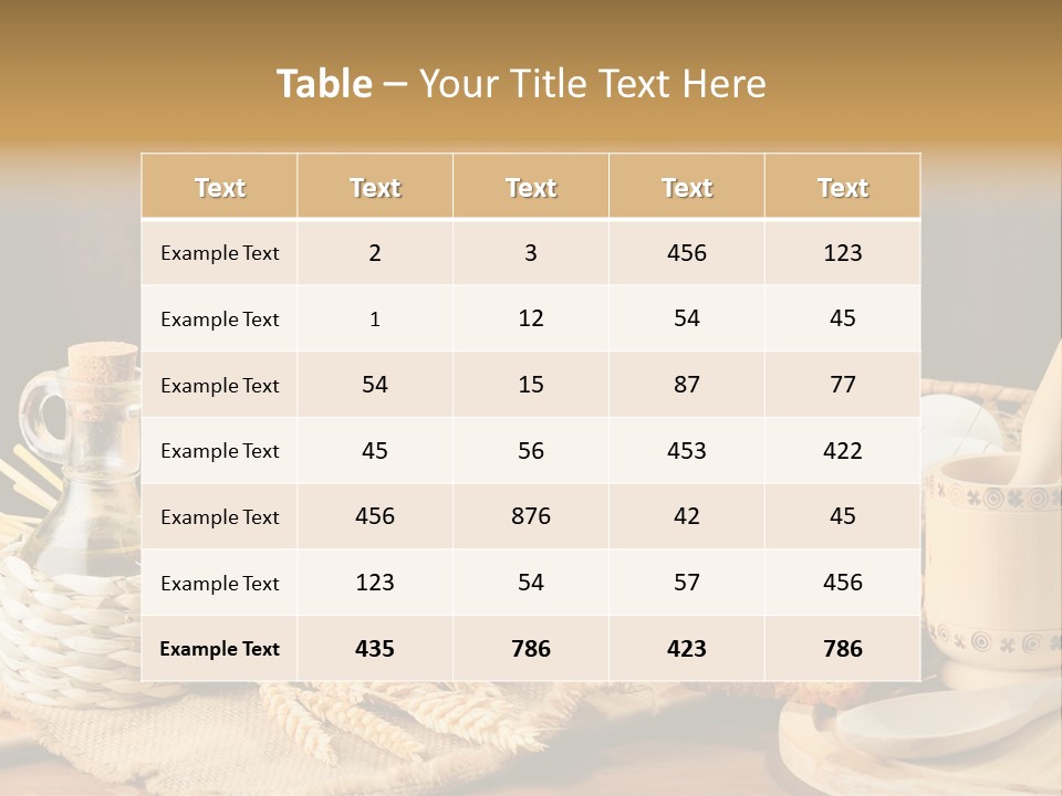 Bread Wheat Toaster PowerPoint Template