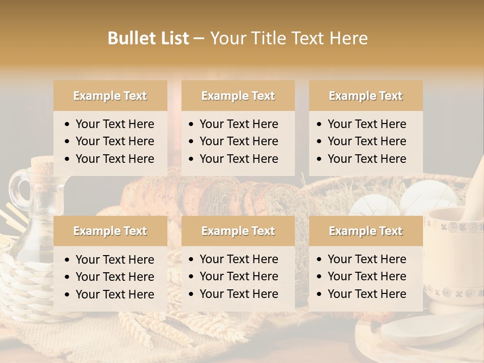 Bread Wheat Toaster PowerPoint Template