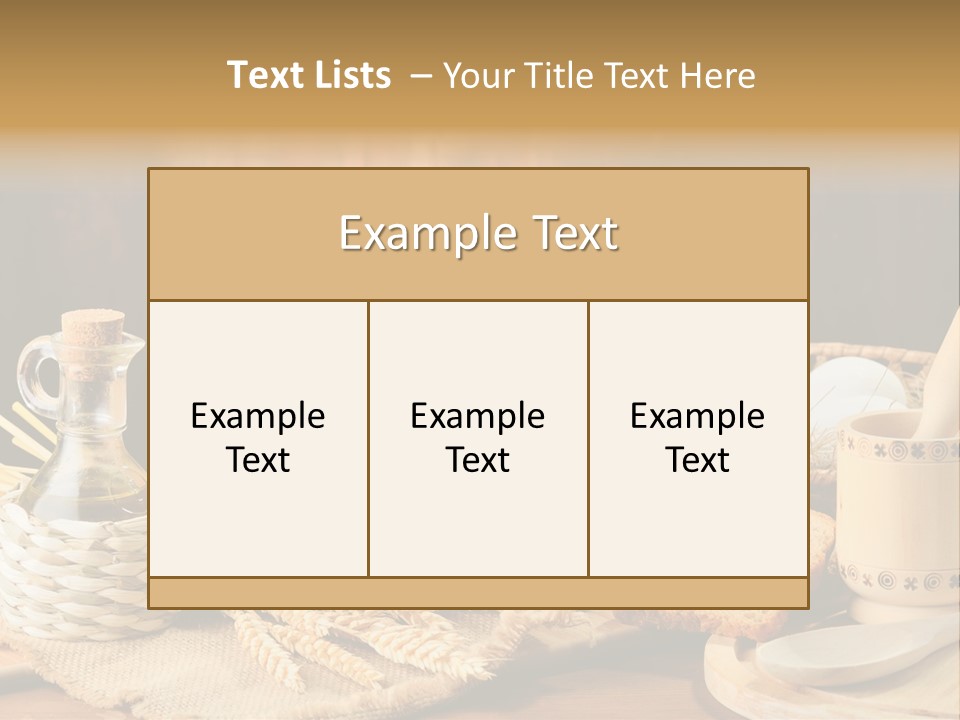 Bread Wheat Toaster PowerPoint Template