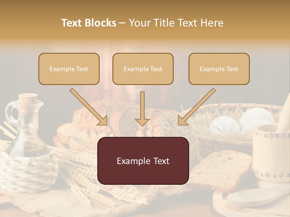 Bread Wheat Toaster PowerPoint Template