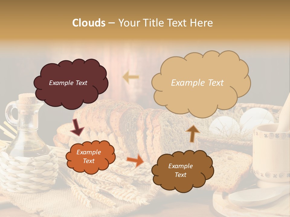 Bread Wheat Toaster PowerPoint Template