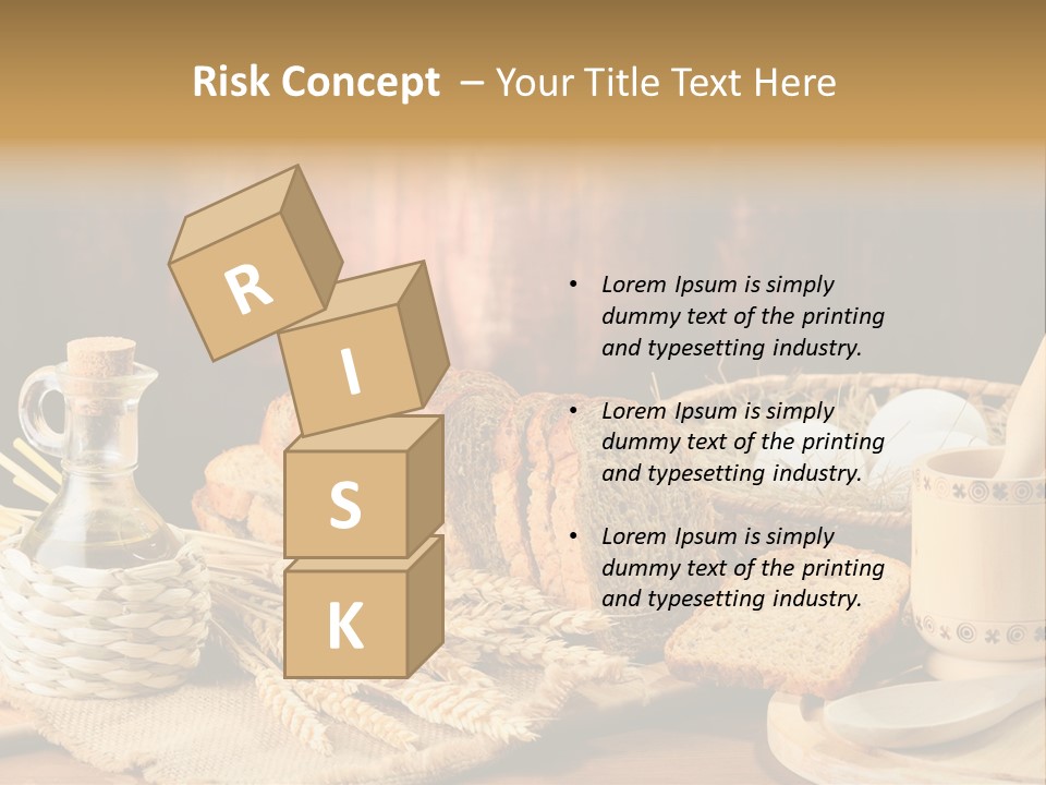 Bread Wheat Toaster PowerPoint Template