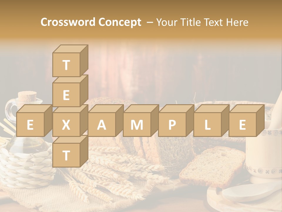 Bread Wheat Toaster PowerPoint Template