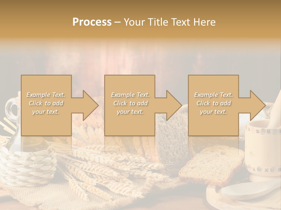 Bread Wheat Toaster PowerPoint Template