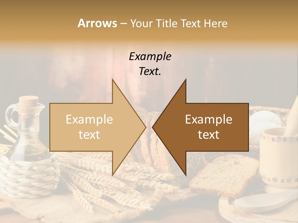 Bread Wheat Toaster PowerPoint Template
