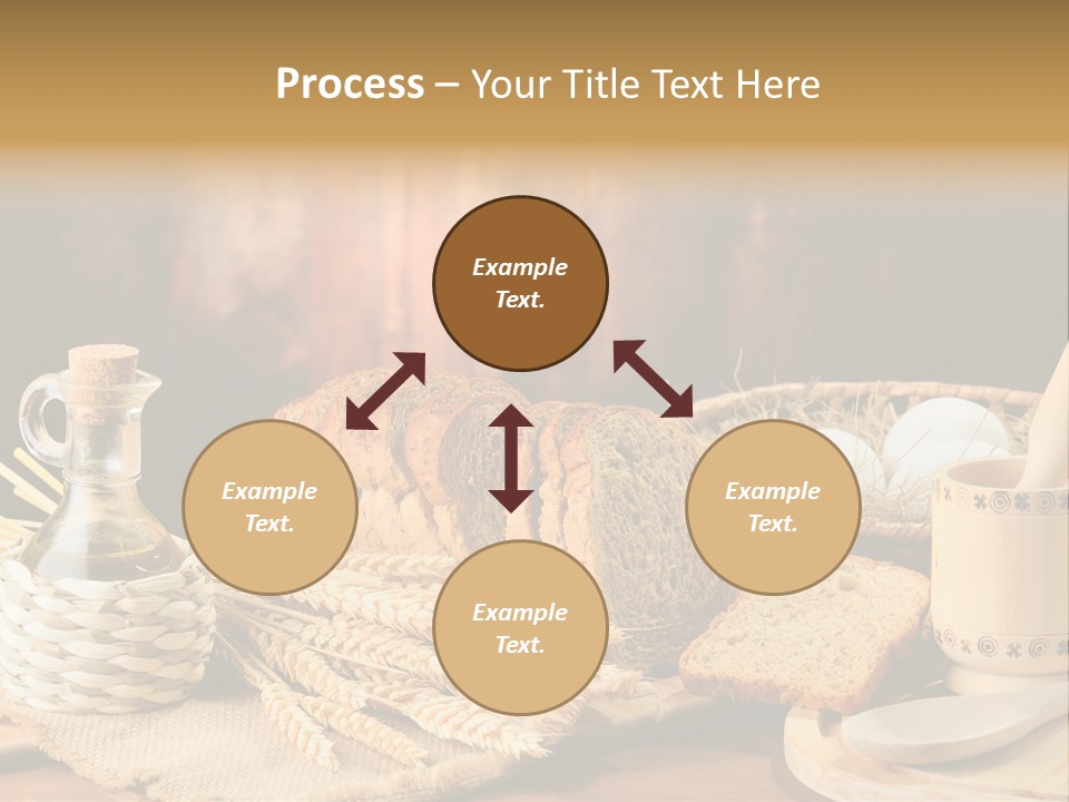 Bread Wheat Toaster PowerPoint Template