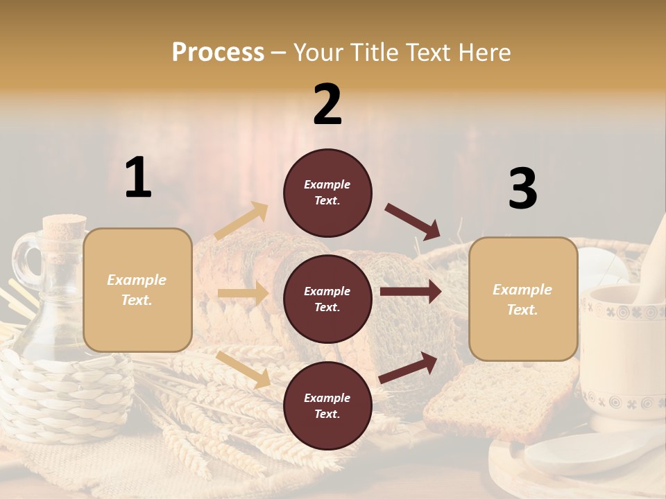 Bread Wheat Toaster PowerPoint Template