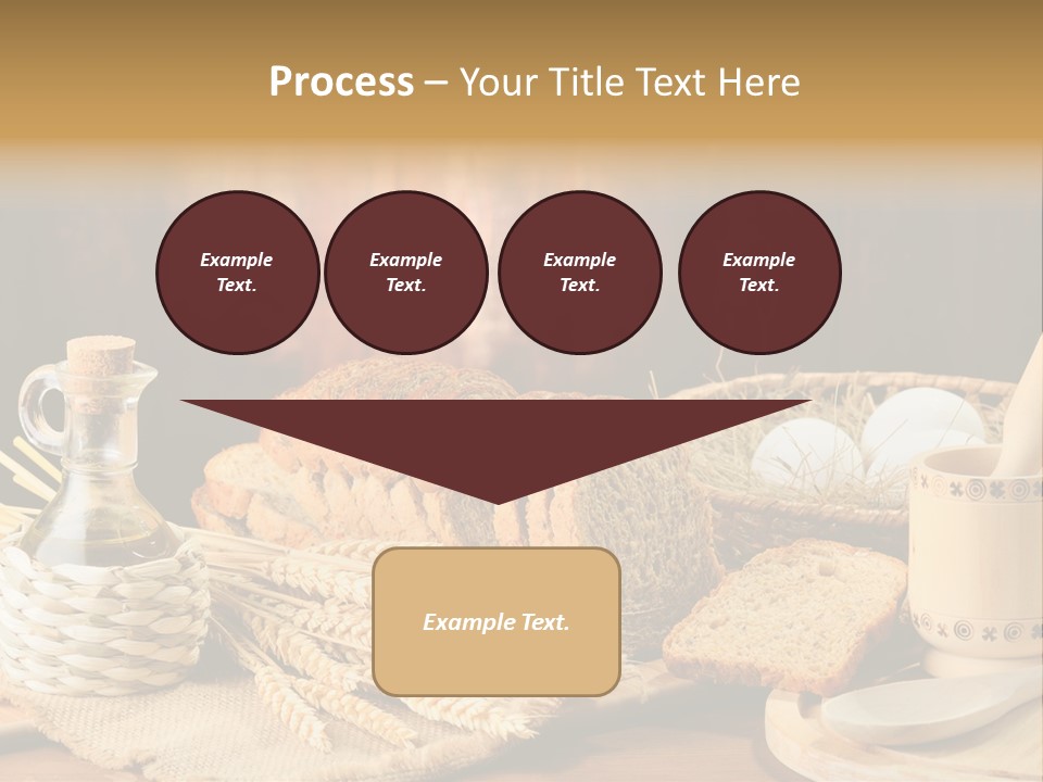 Bread Wheat Toaster PowerPoint Template