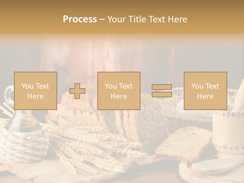 Bread Wheat Toaster PowerPoint Template