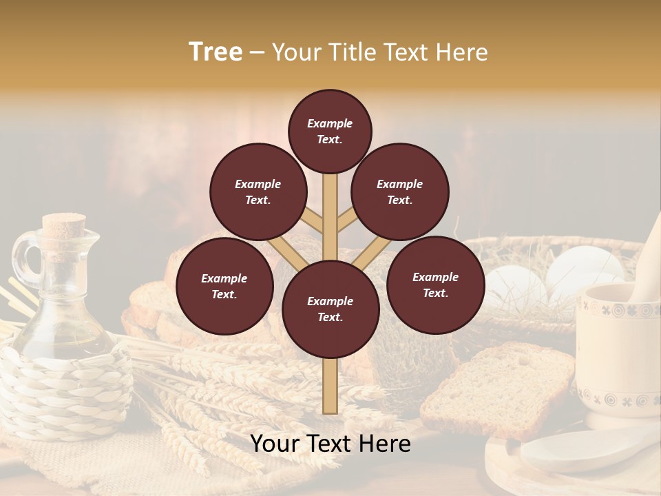 Bread Wheat Toaster PowerPoint Template