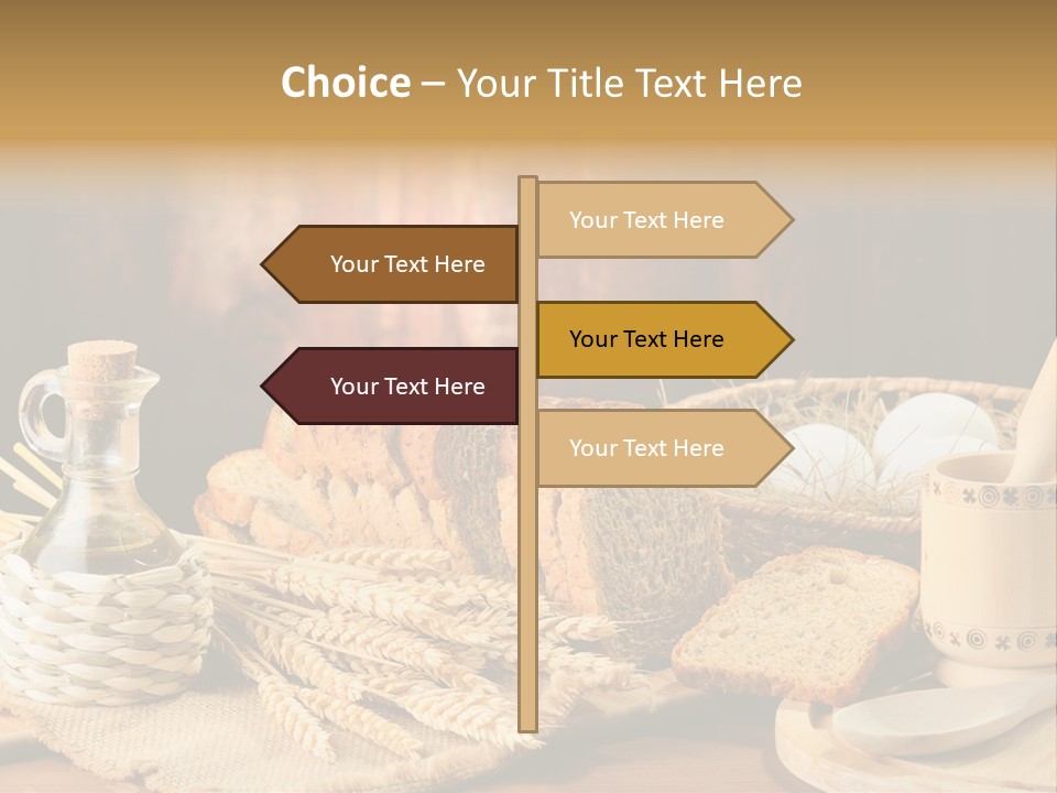Bread Wheat Toaster PowerPoint Template