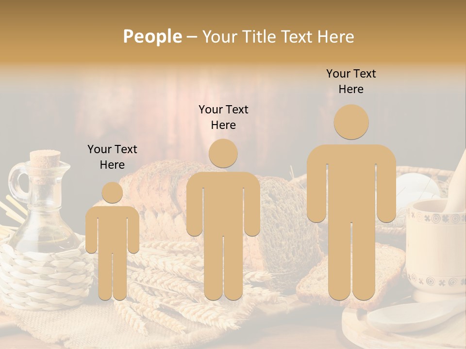 Bread Wheat Toaster PowerPoint Template