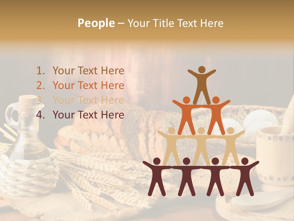 Bread Wheat Toaster PowerPoint Template