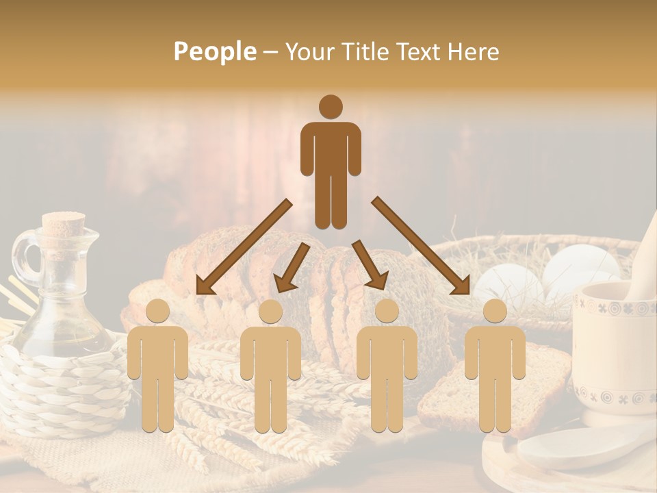 Bread Wheat Toaster PowerPoint Template