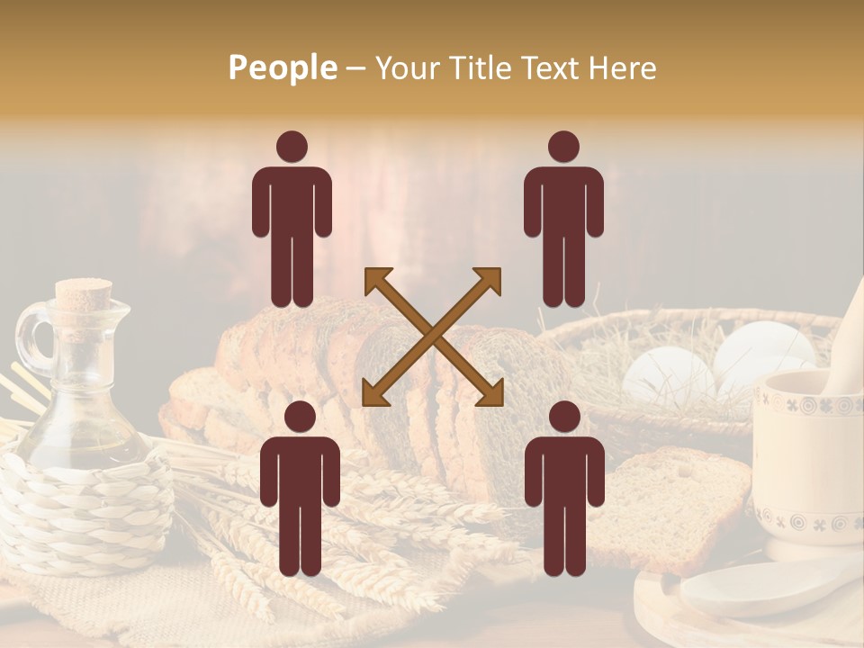 Bread Wheat Toaster PowerPoint Template