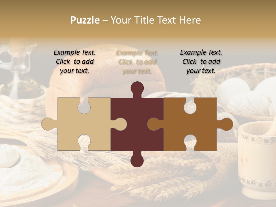 Concept Piece Chopping PowerPoint Template