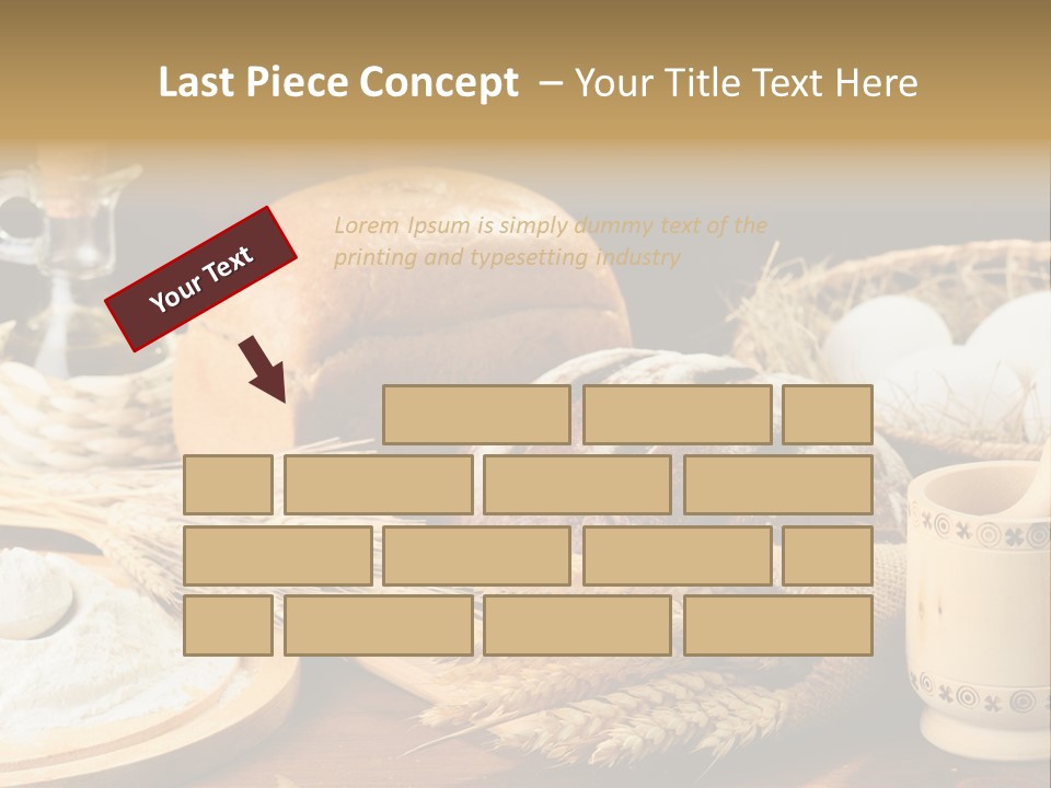 Concept Piece Chopping PowerPoint Template