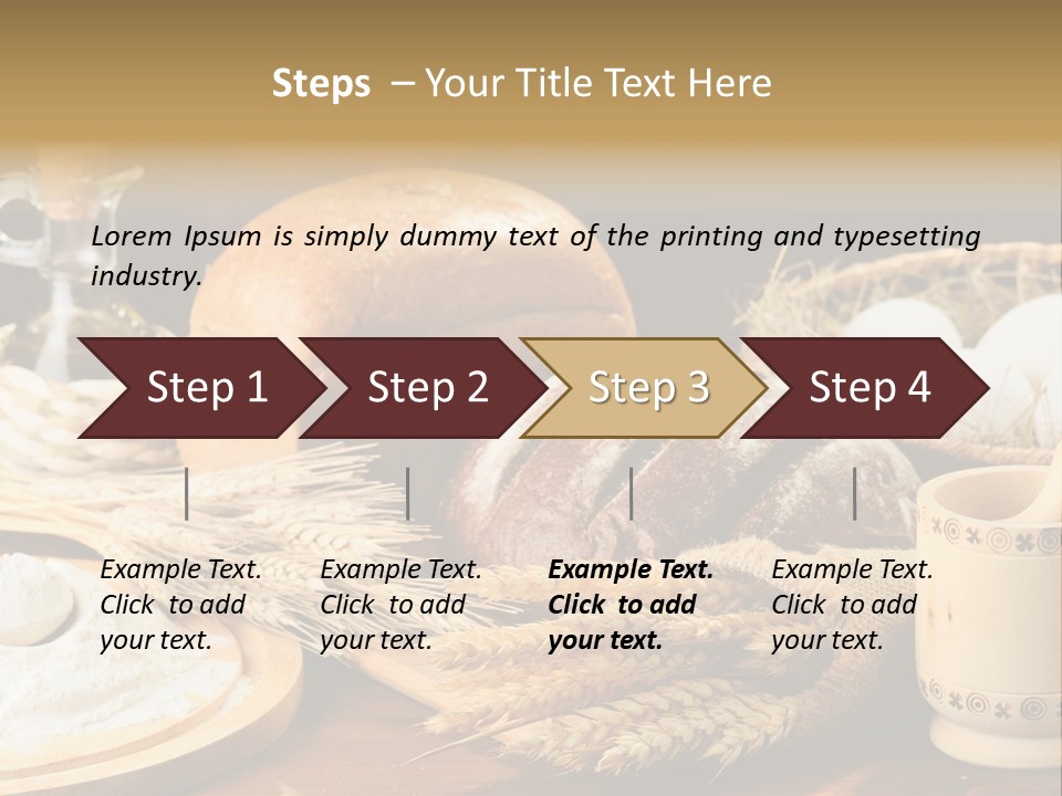 Concept Piece Chopping PowerPoint Template