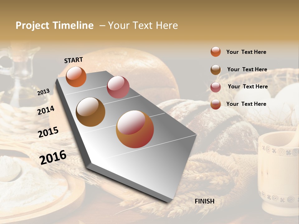 Concept Piece Chopping PowerPoint Template