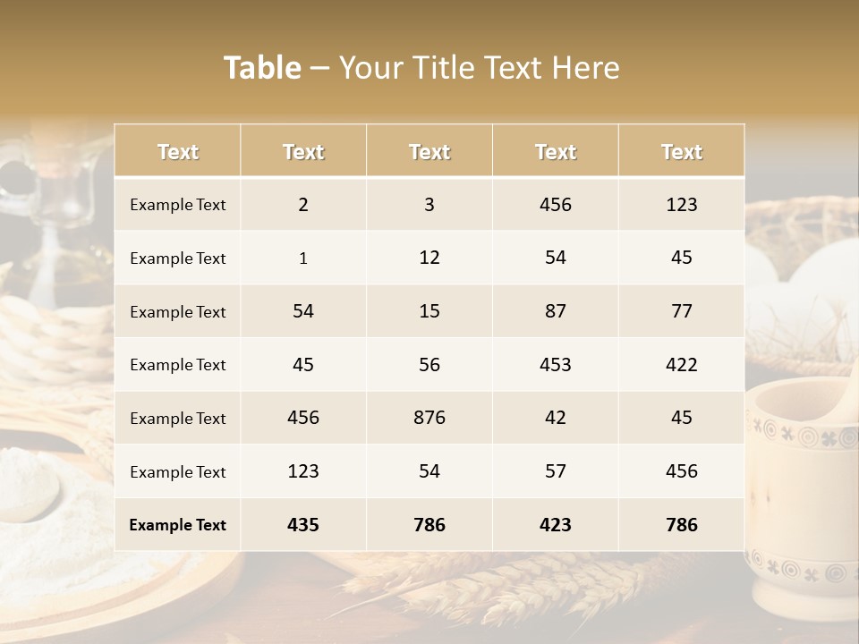 Concept Piece Chopping PowerPoint Template