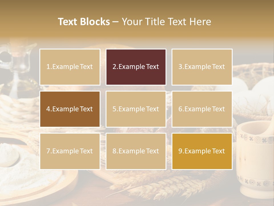 Concept Piece Chopping PowerPoint Template