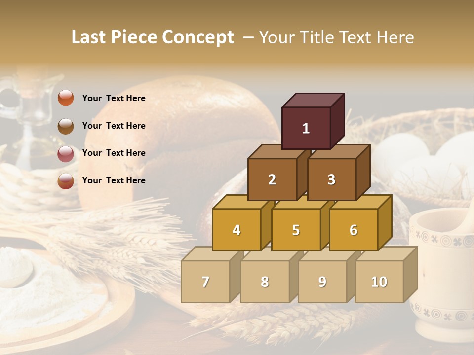 Concept Piece Chopping PowerPoint Template