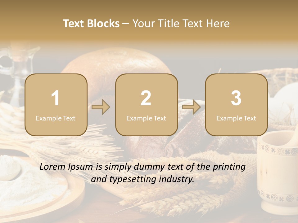 Concept Piece Chopping PowerPoint Template