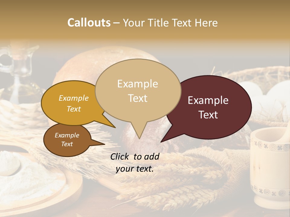 Concept Piece Chopping PowerPoint Template