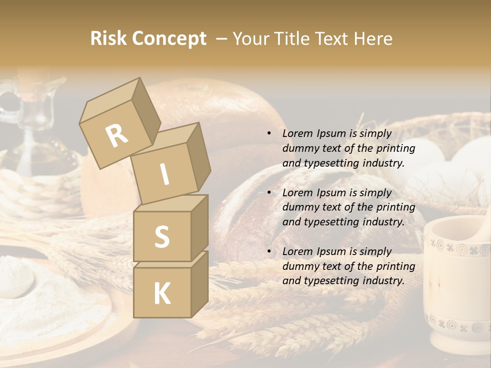 Concept Piece Chopping PowerPoint Template