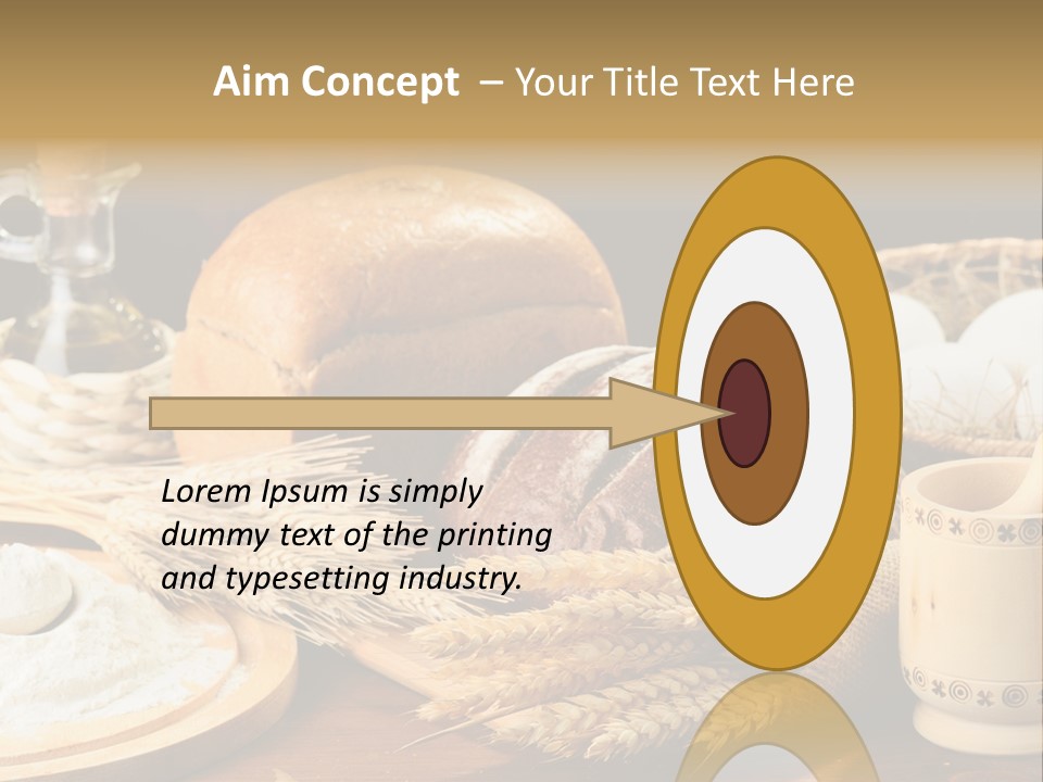 Concept Piece Chopping PowerPoint Template