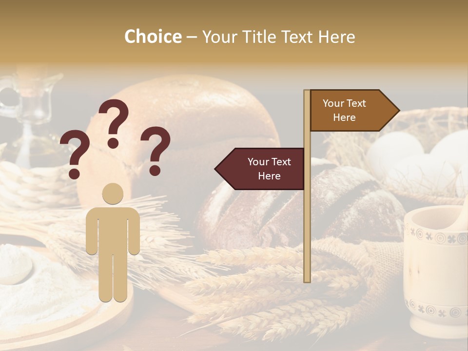 Concept Piece Chopping PowerPoint Template