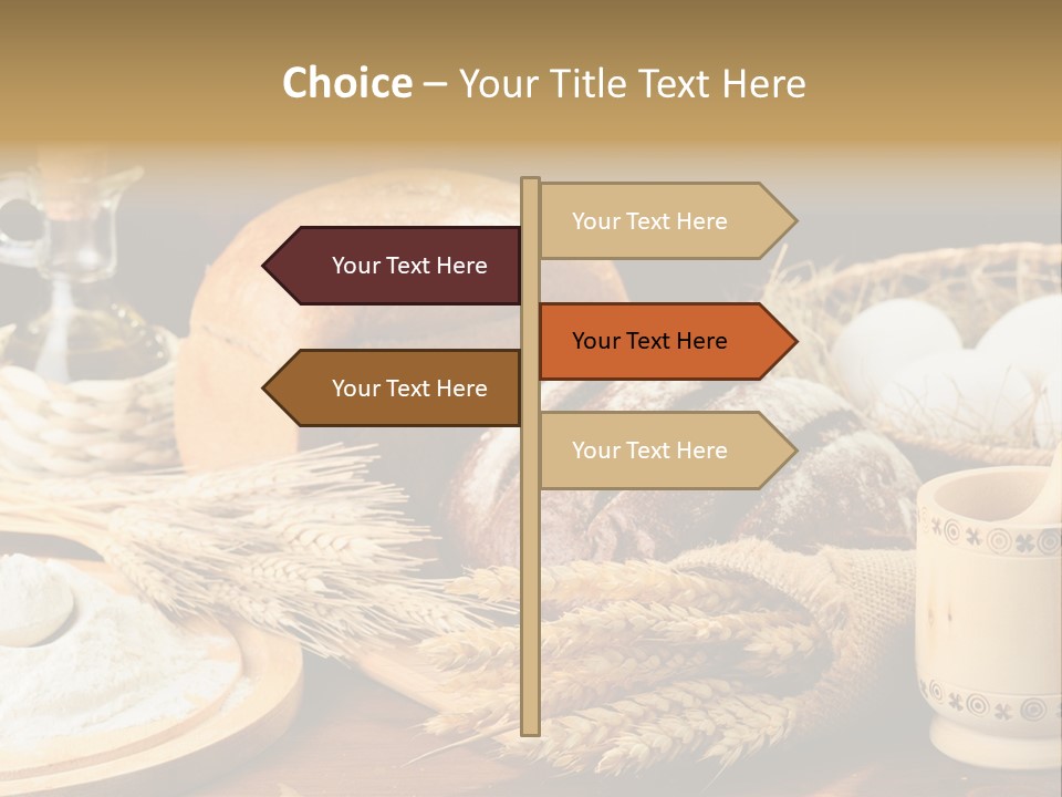 Concept Piece Chopping PowerPoint Template