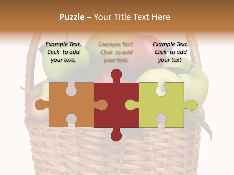 White Eating Dieting PowerPoint Template