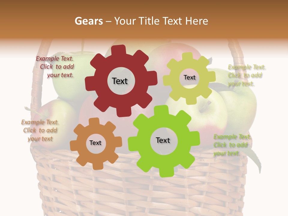 White Eating Dieting PowerPoint Template